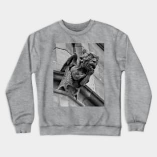 Bamburgh Scotland Castle Gargoyle Crewneck Sweatshirt